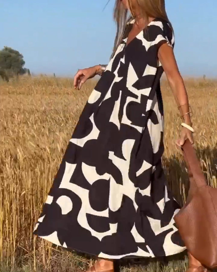 Kendall - Relaxed Abstract Dress
