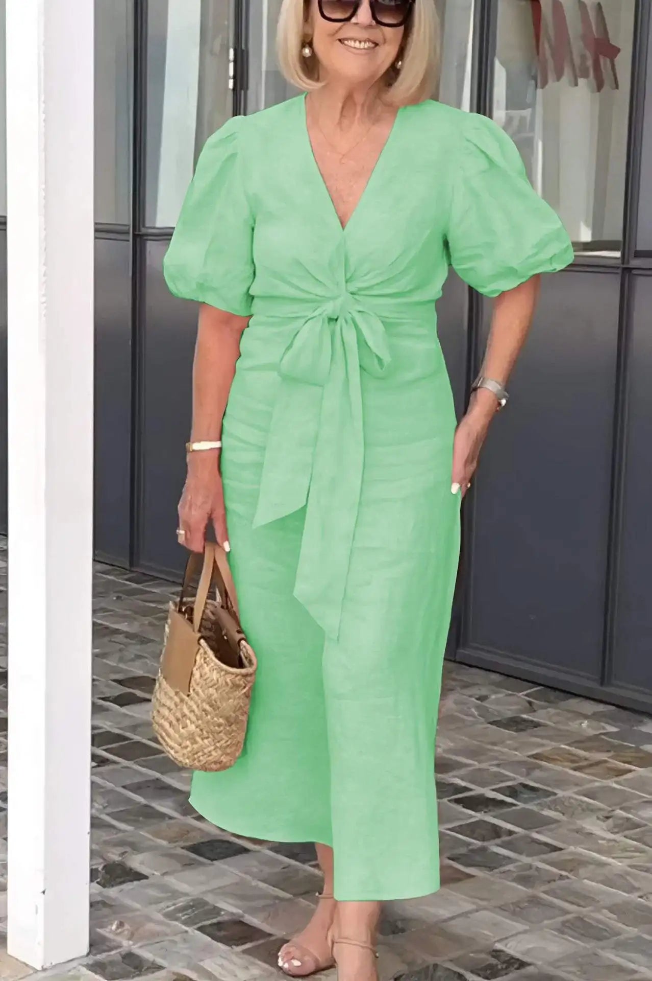 Light green (Almost sold out) / 5XL (22-24)