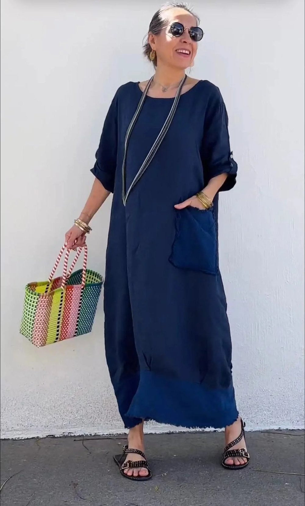 Navy Blue / 5XL (22-24)