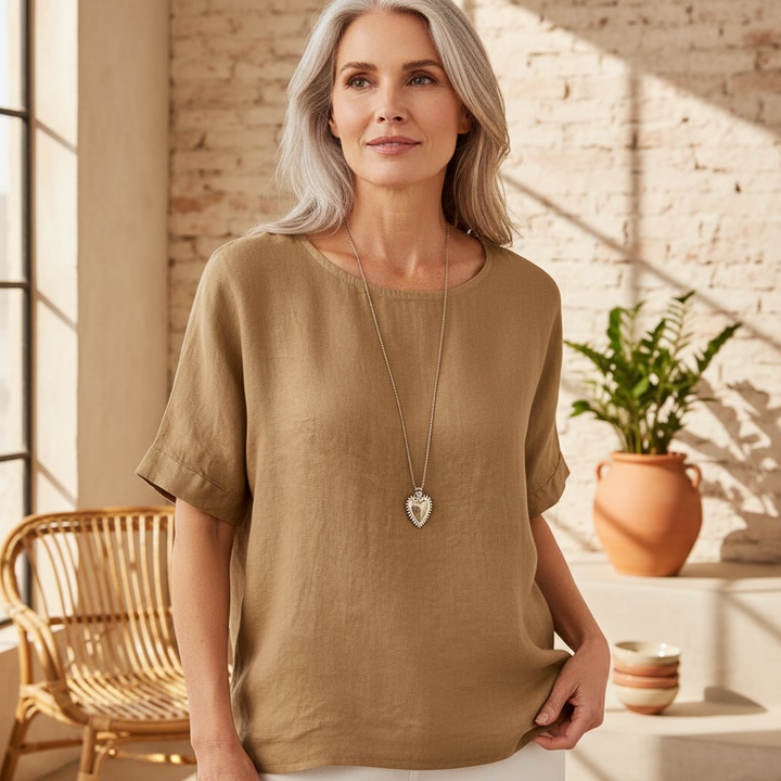 Rhea - Minimalist Relaxed Top