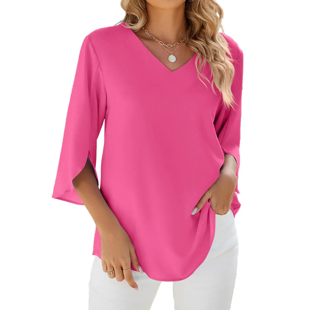 Esmira- V-neck blouse
